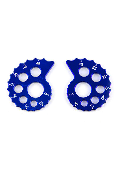 Choice5 Blue Motorcycle CNC Chain Adjuster Regulator Accessories For Honda CR...