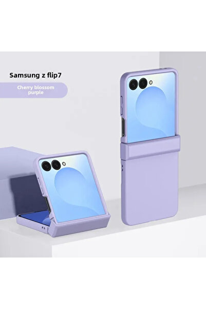 Choice43 Galaxy Z Flip7 Purple Phone Case for Z Flip 8 7 6 5 4 3 Flip7 Flip6 ...