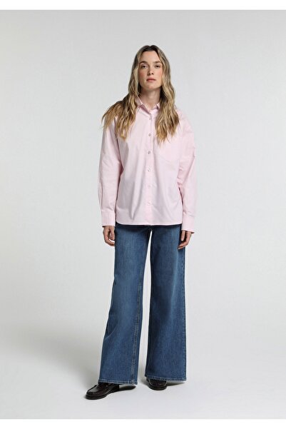 Colin's Super Wide Leg Fit Women's Mid Indigo Denim Jean Pants