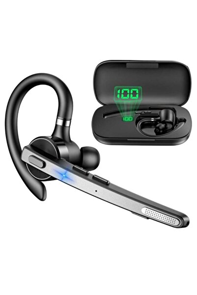 CerCip Casca Bluetooth G9, Baterie 15 ore, Cu carcasa de încărcare,Anulare zg...