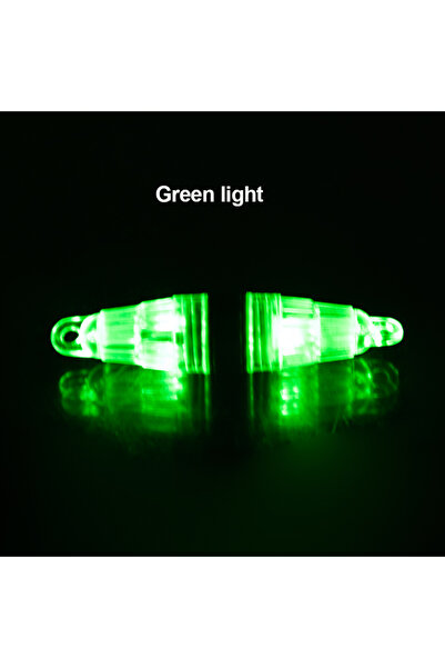 Choice ضوء صيد LED أخضر (قطعة واحدة) بدون بطارية، مقاوم للماء برأسين وامضين ل...