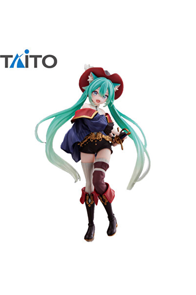 BANDAI no Box Hatsune Miku Desktop Cute Action Figure Tale Wonderland Miku Pu...