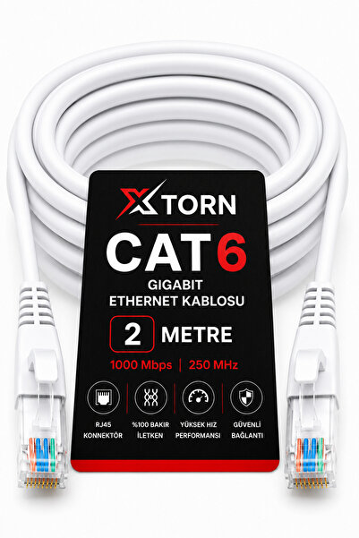 torn Cat6 Ethernet Cable 2 Meters Rj45 Lan Internet Modem Router Computer Cable