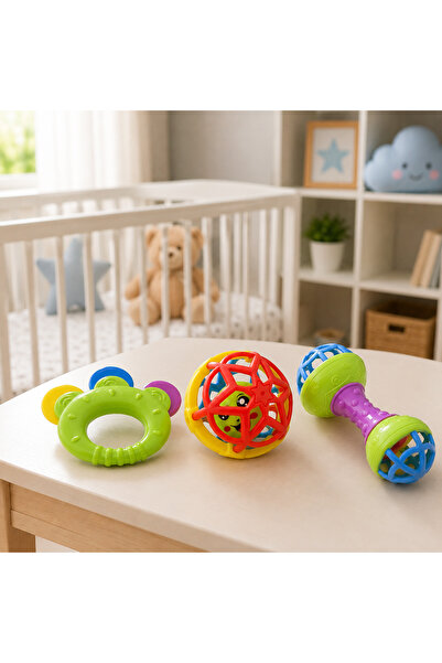 Salamandra Kids Set Jucarii Zornaitoare pentru Bebelusi, Mov