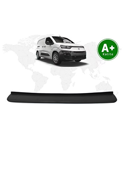 FA OTOMOTİV Fiat Doblo Panelvan Arka Tampon Eşiği Mat Siyah 2023 Model ve Son...