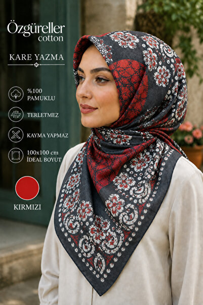 ÖZGÜRELLER %100 Pamuklu Etnik Desen Yazma ,Hediyelik Kaymayan Terletmeyen Tes...
