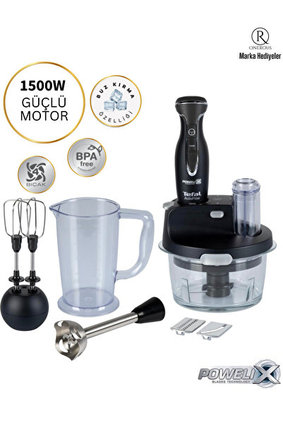 TEFAL 1500W Powerful Motor Premium Blender Set Powelix Technology - Glass Jar