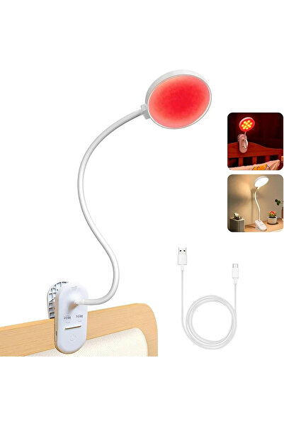 Choice مصباح طاولة LED قابل للفصل بالضوء الأحمر الطبيعي، قابل لإعادة الشحن، م...
