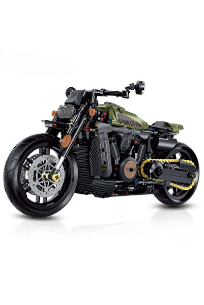 Choice YYPC71-green Hakinang Leilong Motorcycle Building Blocks Children’s To...