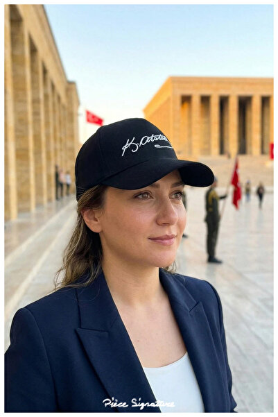 PIECE SIGNATURE Ataturk Embroidered, High Quality, Adjustable from the Back H...