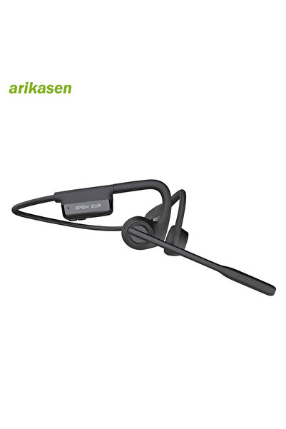 Choice Black Open Ear Headphones with Mic, Bluetooth Headset with Microphone,...