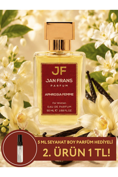 JF JAN FRANS Afrodizyak Etkili Aphrosia Femme - Vanilya Vanilyalı Yasemin Çiç...