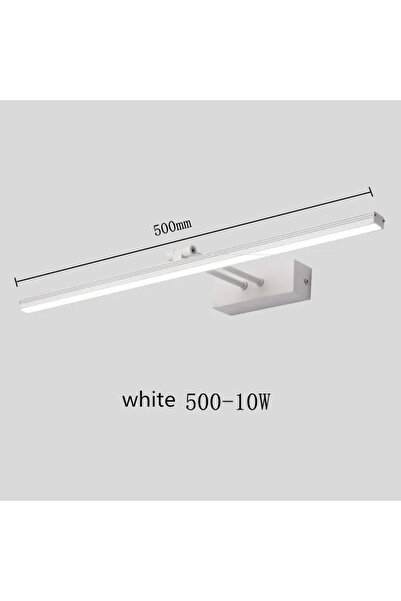 Choice مصباح LED أبيض مقاوم للماء 6000K 10W بطول 50 سم لمرآة الحمام وطاولة ال...