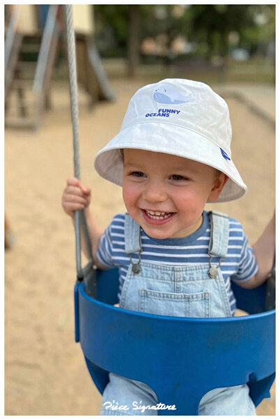 PIECE SIGNATURE 100% Cotton , Animal B Printed Hat for Boys (Size: 47-50 cm) ...