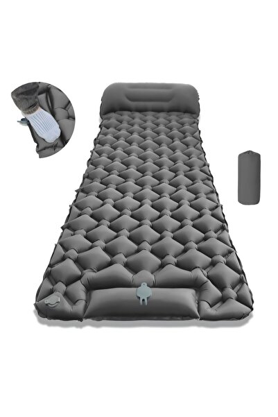 Choice LT-04Gray Outdoor Camping Sleeping Pad Folding Sleep Mat Beach Inflat ...