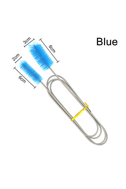 Choice8 90cm Blue Aquarium Cleaning Brush for Water Filter Pump Lily Pipe Air...
