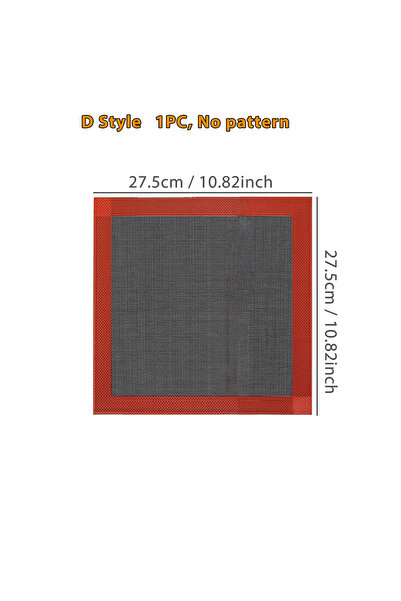 Choice D-Small 1PC Perforated Silicone Baking Mat, 2 Sides with Puff & Round ...