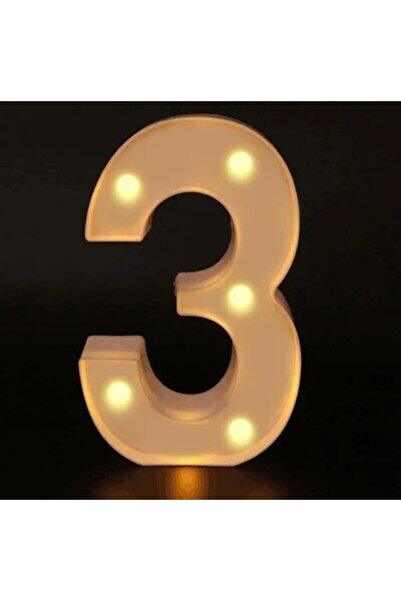 Choice3 3 Number Letter Lamp Luminous Alphabet LED Lights Decororation Night ...