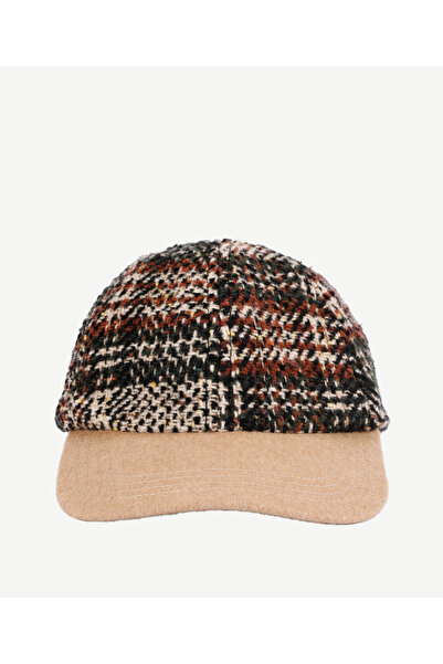 Yargıcı Plaid Patterned Wool Cap