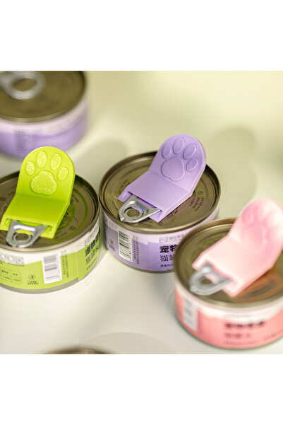 Choice 3 items Cute Cat Paw Pet Food Can Opener Easy Ring Pull Opener Tool fo...