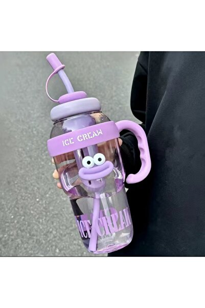 Choice Purple 1.1L 1100ML Sports Water Bottle Cute Aesthetic Large Capacity W...