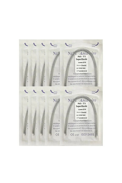 Choice22 016 Lower-NT-10Pack 10pack أسلاك تقويم الأسنان فائقة المرونة NITI دا...