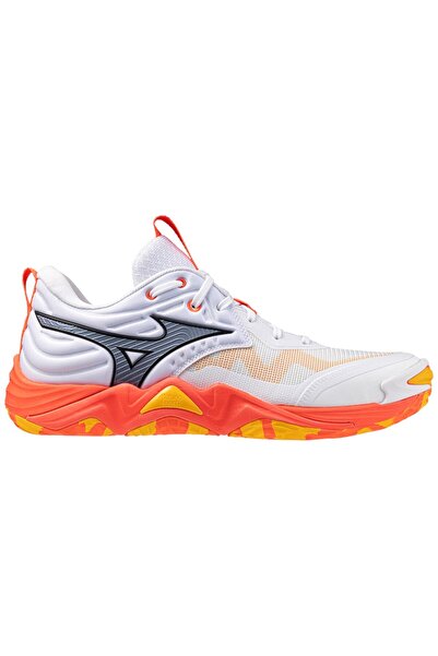 MIZUNO Ghete de volei Wave Momentum Elite FW 2025-Alb/Coral-44