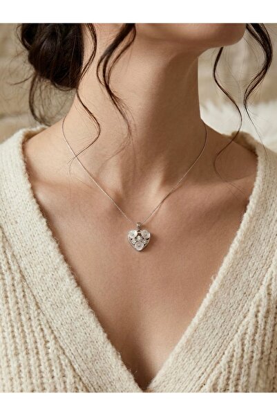Beykan handmade Flora Heart/Floral Heart Necklace