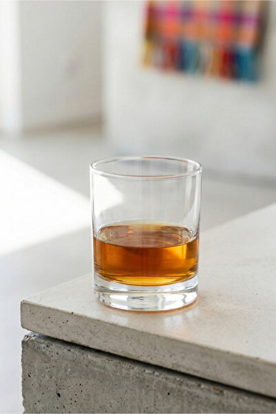 LAV Ada Cam Viski Bardağı 6'lı 320 ml (Meşrubat/Kokteyl Bardağı)