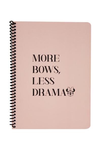 KESKİN COLOR Keskin Color Disney More Bows Less Drama Çizgili Defter 16,5x22,...