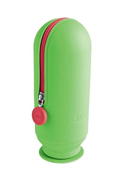 Serve Hoop silikonska pernica neon zelena
