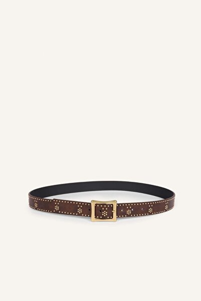 DeFacto Women's Large Buckle Faux Leather Casual Belt G0599Axns
