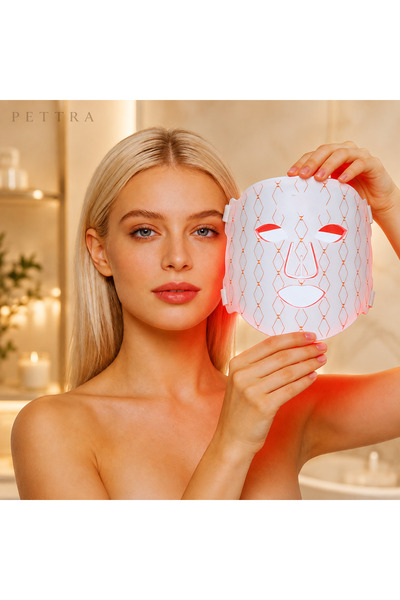 PETTRA Masca Faciala Anti-Imbatranire Premium, Tehnologie de Iluminare Avansa...