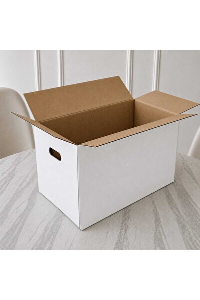 RASS Klasör Arşiv Kolisi 33*44*29cm 5 Adet Çift Oluklu Sert Beyaz Karton