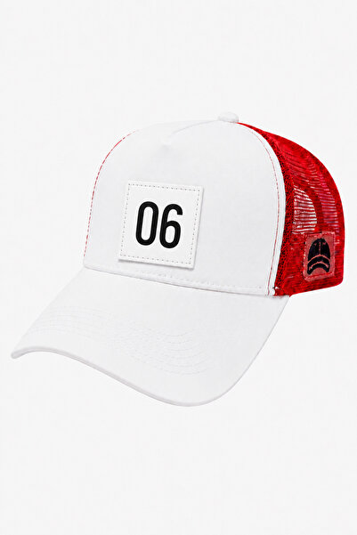 all hats 06 قبعة بيسبول شبكية مزينة برقعة مزخرفة