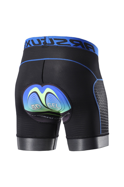 Choice14 M Blue Arsuxeo Men Cycle Underwear Shorts 5D Gel Padded Quick Dry MT...
