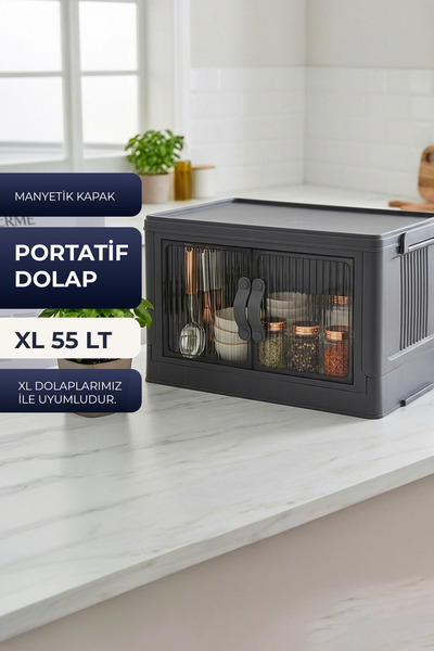 Kitchen Life Tekli İstiflenebilir Portatif Katlanabilir Çok Amaçlı Organizer ...