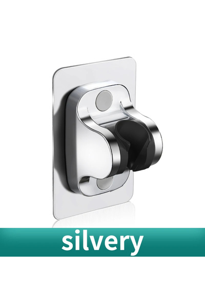 Choice Silver Perforation Free Shower Bracket Adjustable Shower Head Hanging ...