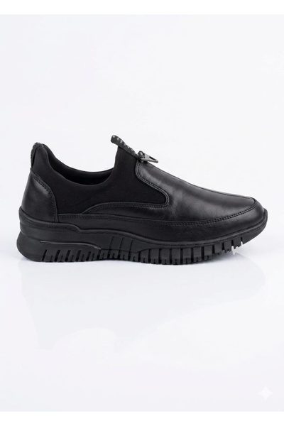 De Scario 0830 Women's Casual Leather Shoes Black