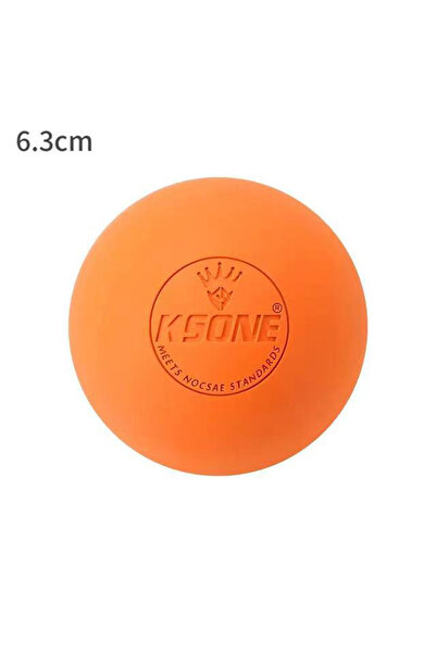 Choice One Orange Ball Massage Ball 6.3cm Fascia Ball Lacrosse Ball Yoga Musc...