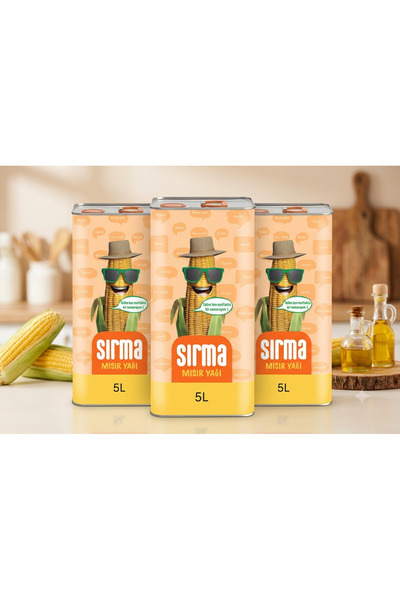 Sırma MISIR YAĞI 5 LT X 3 =15 LT