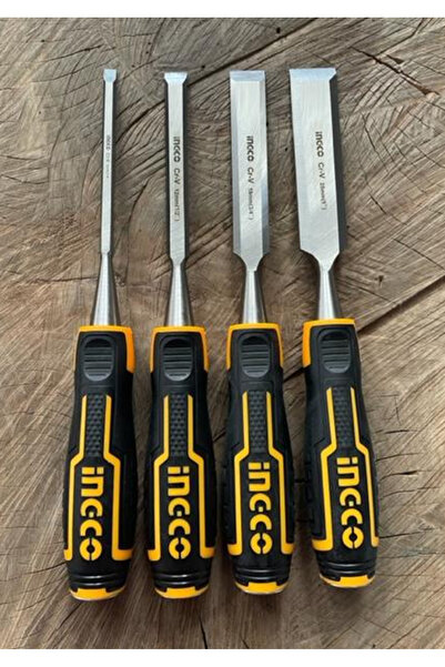 Ingco İNGCO ÇELİK DARBELİ İSKARPELA SETİ AĞAÇ AHŞAP OYMA KESKİSİ 6MM 25MM 4PCS