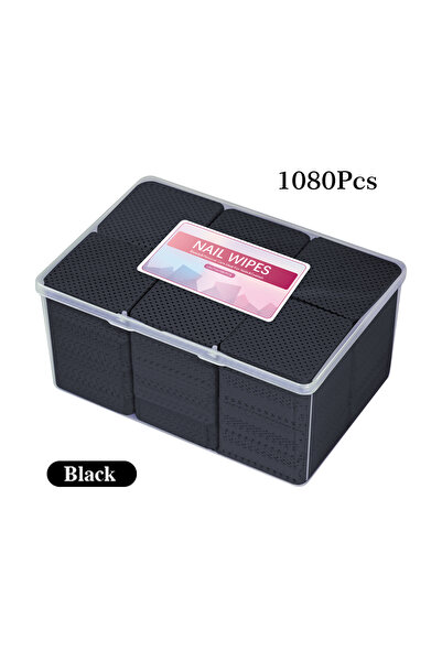 Choice 1080 Black 1080pcs Nail Polish Remover Wipes Nail Cleaning Pads Napkin...