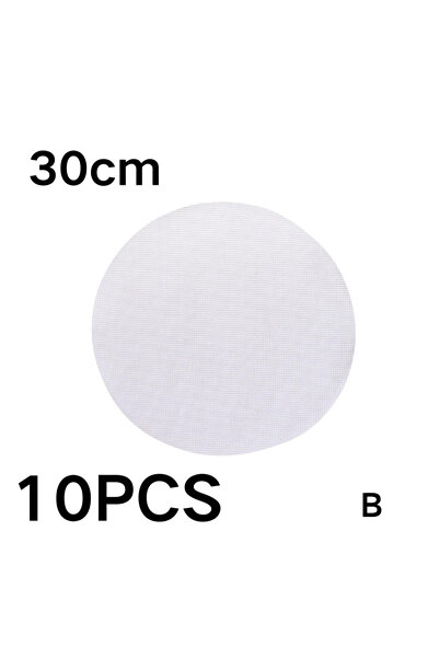 Choice4 30CM-10pcs 24/30/34/40/48cm Silicone Steamer Mesh Mats High Temperatu...
