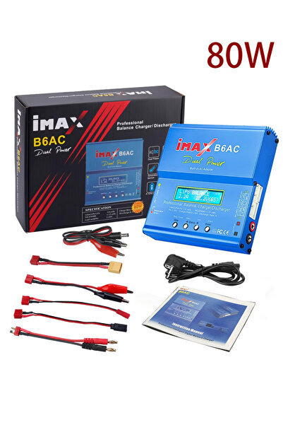 Choice1 EU PLUG B6AC IMAX B6 AC RC Charger 80W B6AC 6A Balance Charger Digita...