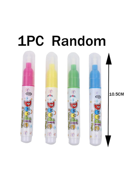 Choice4 1pc pen random 1PC Magic Coloring Books with Refillable Water Pen Reu...