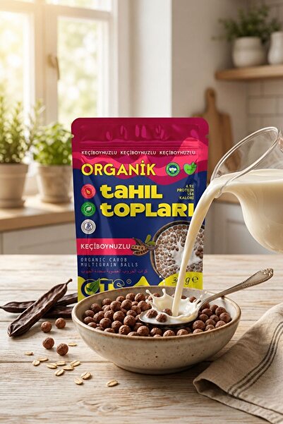 OTS Organik Keçiboynuzlu Tahıl Topları 300 gr (Organik Sertifikalı, Pestisit Analizli)