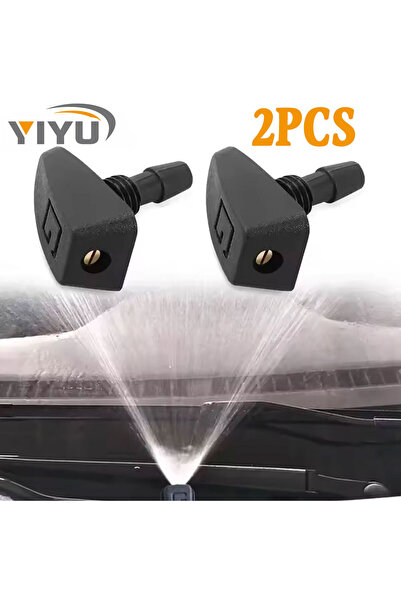 Choice 2PCS Auto Front Windshield Wiper Nozzle Car Fan-shaped Mist Windscreen...