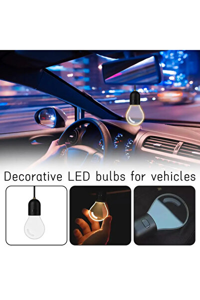 Choice small light bulb Retro Small Bulb LED Car Hanging Ornament Interior Am...