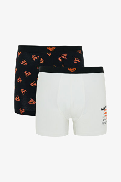 Penti Erkek Superman Puantiye Desenli 2'li Boxer